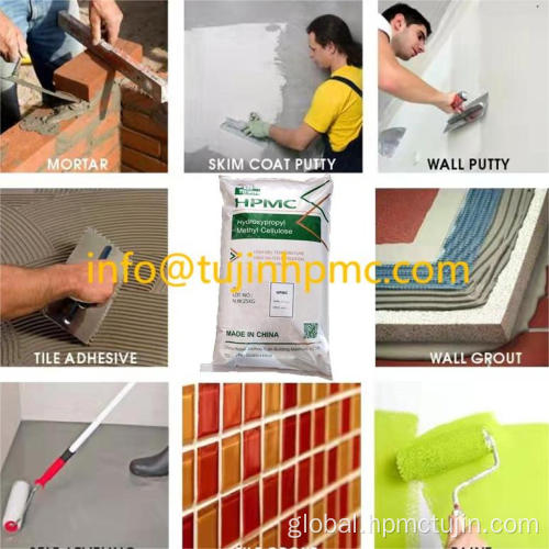 Waterproof Mortar Flexible Construction Additive HPMC for tile adhesive grout Manufactory